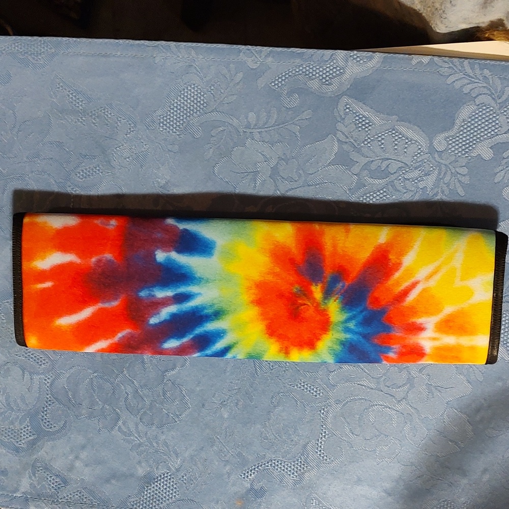 Seatbelt strap cover, Velcro, Tye Dyed